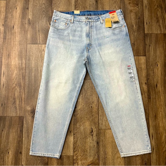 Levi’s 550 92 Relaxed Taper Art Paint Splatter Design Unique Look Mens Sz 38x29